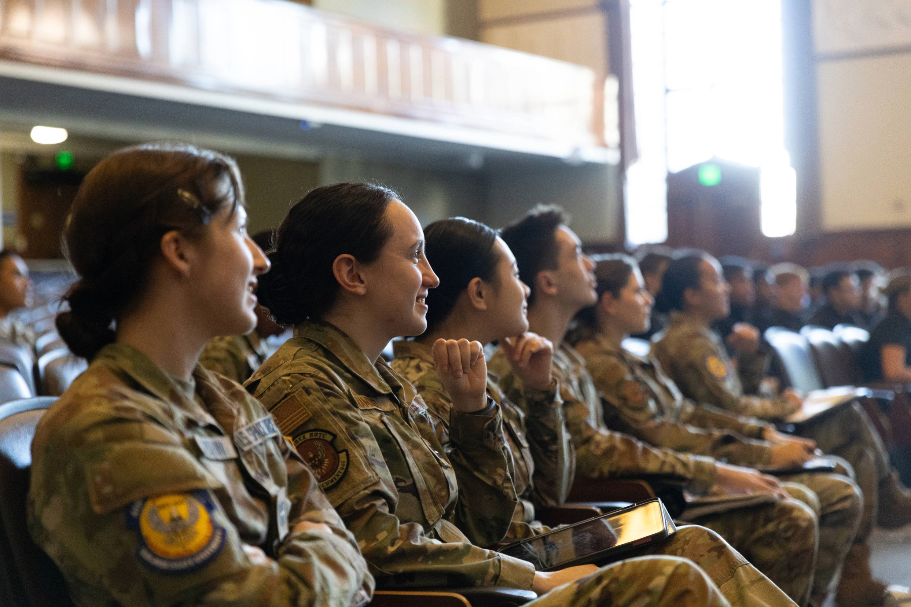 cadets in the classroom