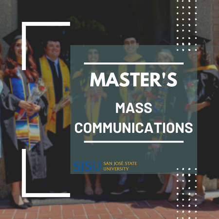 Welcome banner to mass communications graduate program
