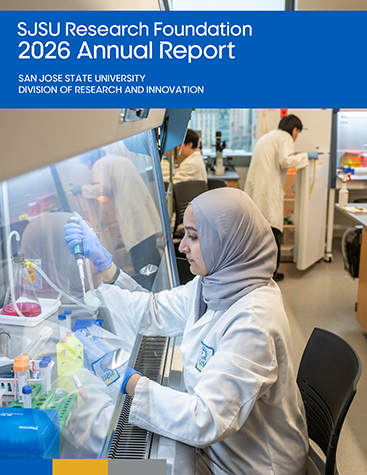 2026 SJSU Research Foundation Annual Report Cover