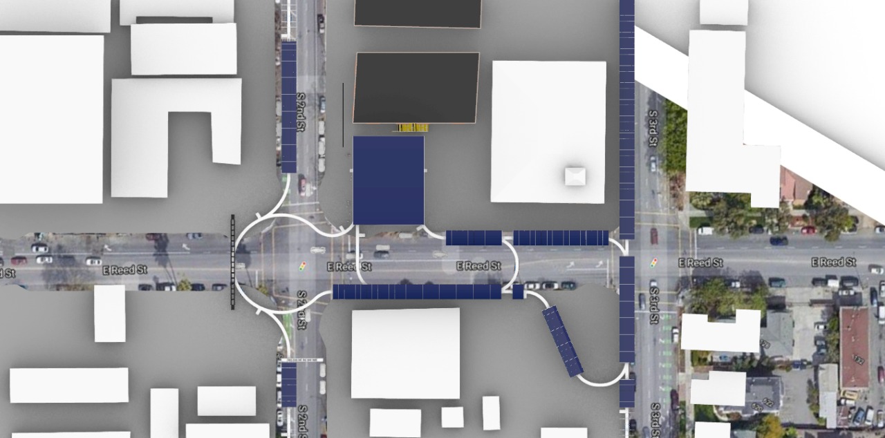 Aerial Rendering of Station 2