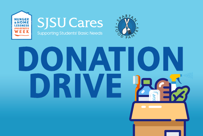 SJSU Cares November 2025 donation drive.