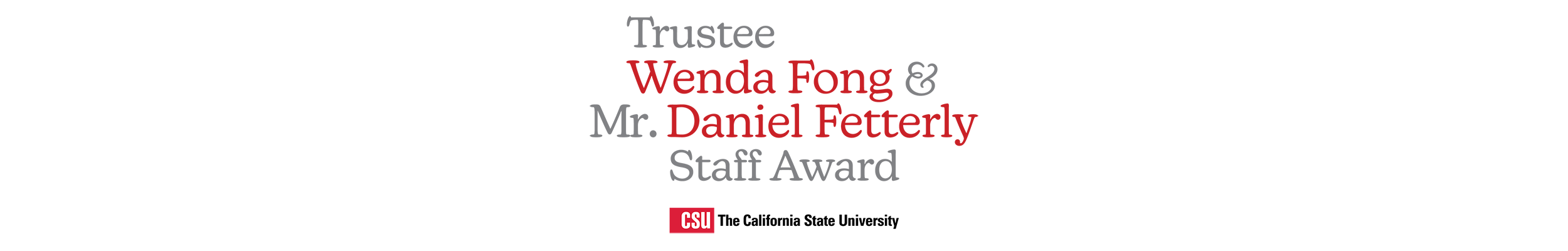 Fong/Fetterly Staff Award